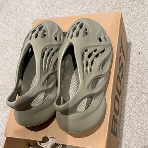 Gray Foam Slip-On Shoes